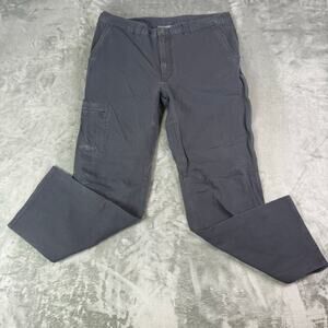 Arborwear grey stretch climbing hiking outdoors canvas pants mens 39x31